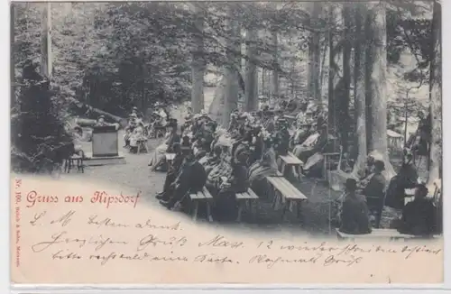 82884 Ak Gruss aus Kipsdorf im sächs Erzgebirge 1900