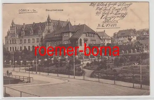 74512 Feldpost Ak Döbeln in Sachsen Staupitzstrasse 1915