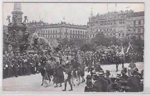 71563 Ak Festival historique pour la célébration de la fête universitaire de Leipzig 1909, n°3