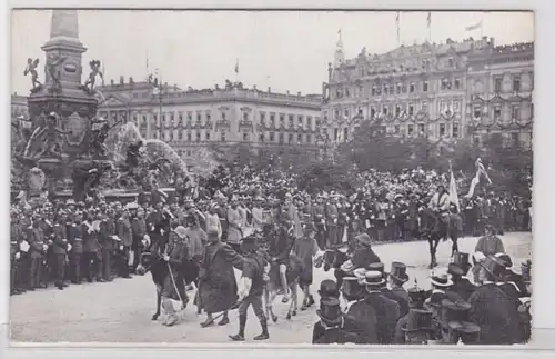 71563 Ak Historischer Festzug zur Universitäts Jubelfeier in Leipzig 1909, Nr.3