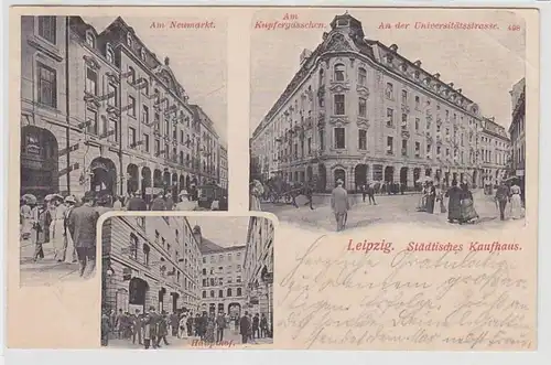 70280 Mehrbild Ak Leipzig Städtisches Kaufhaus 1905