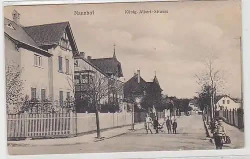 69779 Ak Naunhof König Albert Strasse um 1910