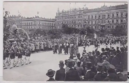 69700 Ak Historischer Festzug zur Universitäts Jubelfeier in Leipzig 1909, Nr.4