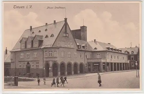 69322 Ak Treuen im Vogtland neues Stadthaus um 1930