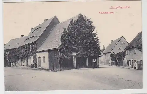 69314 Ak Dippoldiswalde Nikolaistrasse um 1910