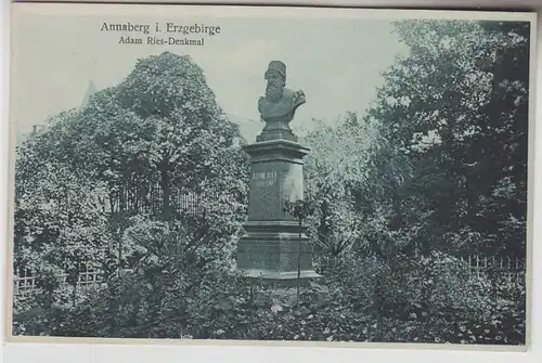68860 Ak Annaberg im Erzgebirge Adam Ries Denkmal um 1930