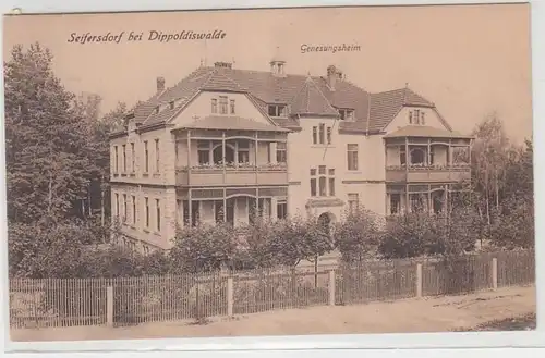 68296 Ak Seifersdorf près de Dippoldiswalde Genesungsheim 1925