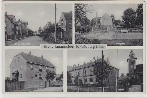 68142 Mehrbild Ak Großerkmannsdorf b. Radeberg i. Sa. um 1935