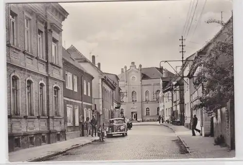42435 Photo Ak Vue de rue Marktstraße à Zwenkau (Bez. Leipzig) vers 1960
