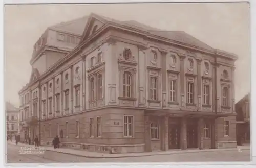 30317 Ak Döbeln in Sachsen Außenansicht Stadttheater 1934