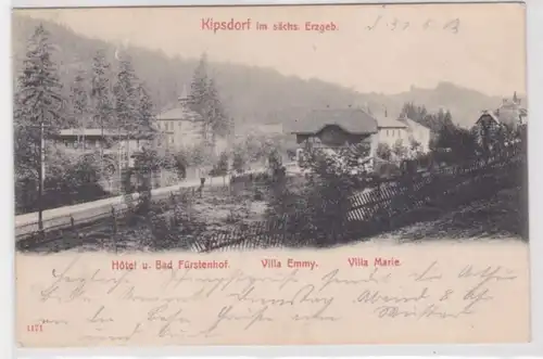 13309 Ak Kipsdorf im sächs Erzgebirge Hotel, Bad Fürstenhof, Villa Emmy u. Marie
