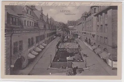 10597 Feldpost Ak Leipzig Naschmarkt 1916