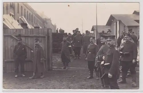 10278 Foto Ak Kriegsgefangenenlager Zwickau um 1915