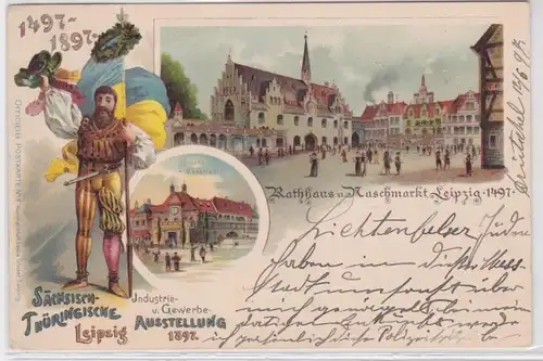 07539 AK Sächsisch-Thüringische Industrie- & Gewerbe Ausstellung Leipzig 1897