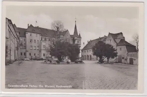 03170 Ak Feierabendheim Schloss Pücha (Krs. Wurzen) Vorderansicht um 1950