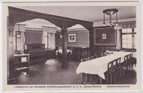 91846 Ak Zorbau Mücheln Ledigenheim der Elisabeth Wohlfahrtsgesellschaft um 1930