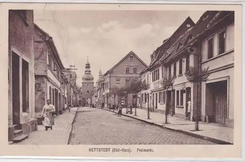 91707 Ak Hettstedt (Süd-Harz) Freimarkt 1925