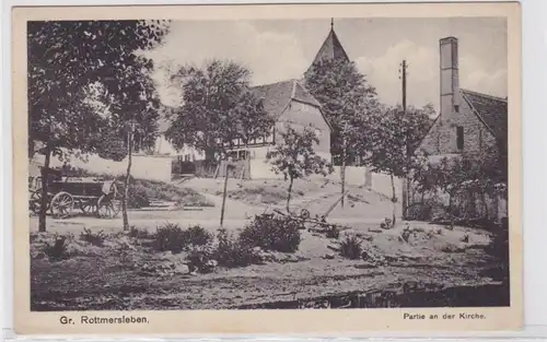 87936 Ak Grande vie de Rottmers Partie à l'église 1926