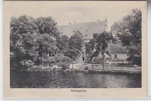 69824 Feldpost Ak Gruß aus Egeln Amtsgarten 1915
