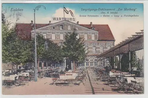 69413 Ak Eisleben Vergnügungs Etablissement 'Zur Wartburg' 1911