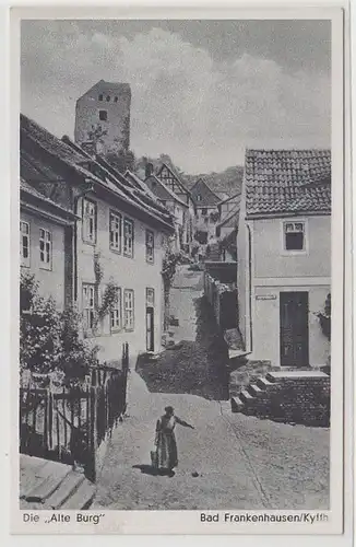 07576 Ak Bad Frankenhausen Kyffhäuser die 'Alte Burg' um 1940