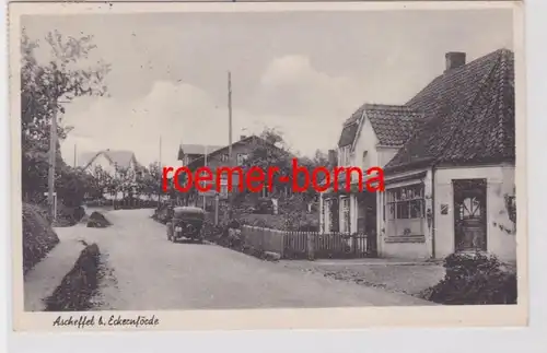 85271 Ak Cessefel près d'Eckernförde Vue de la route vers 1950