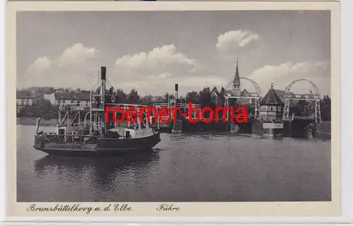 85248 Ak Brunsbüttelkoog a.d. Elbe Fähre 1941