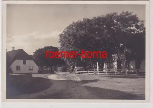 84993 Photo Ak Keitum sur la route du village de Sylt vers 1940