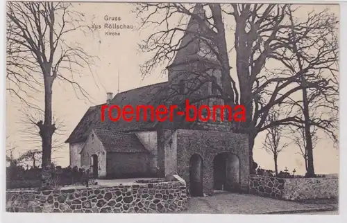 84990 Ak Salut de Röllschau Rüllschäu Eglise 1913