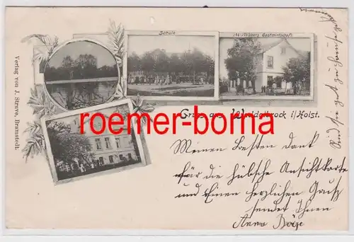 84699 Multi-image Ak Salutation de Weddelbrock dans Holstein School, Hostal 1902