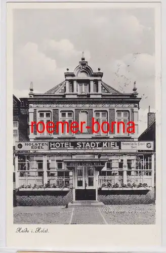 84572 Ak Heide in Holstein Hotel 'Stadt Kiel' 1955