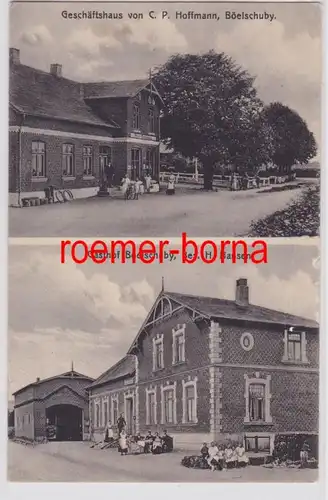 84561 Mehrbild Ak Böelschuby Geschäftshaus und Gasthof 1914