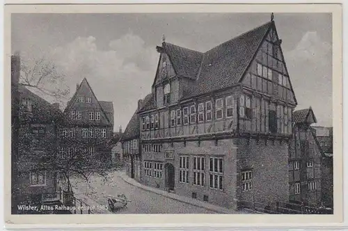 67989 Ak Wilster altes Rathaus 1936