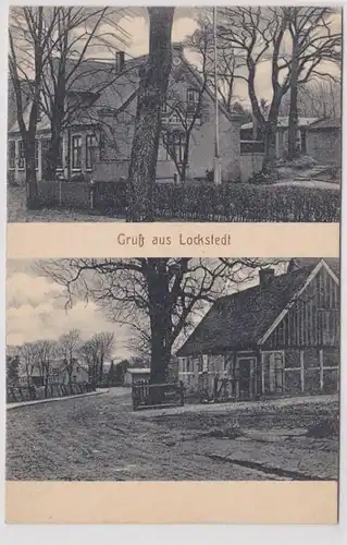 63488 Multi-image Ak Salutation de Lockstedt Vues du village 1916