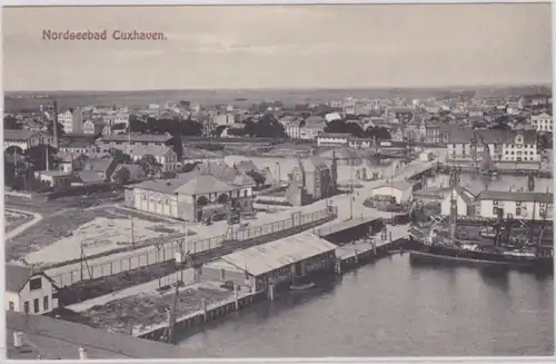 00770 Ak Nordseebad Cuxhaven Totalansicht um 1910