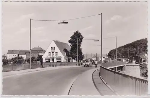 95335 Ak Neheim Hüsten Ruhrbrücke um 1950