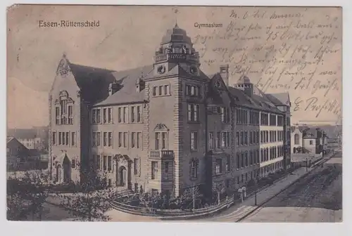88528 Ak Essen Rüttenscheid Gymnasium 1911