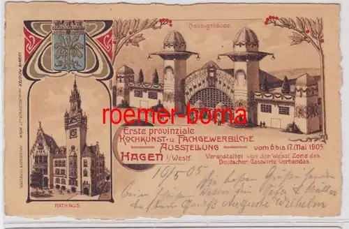 85809 Ak Hagen en Westphalie Exposition de cuisine 1905