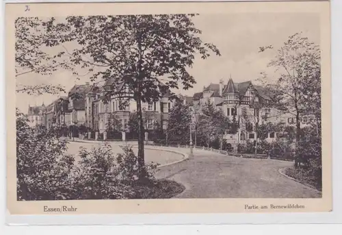 80428 Feldpost Ak Essen Ruhr Partie am Bernewäldchen 1915