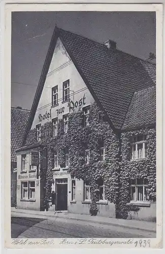 68699 Feldpost Ak Horn i.L. Teutoburgerwald Hotel zu Post 1940