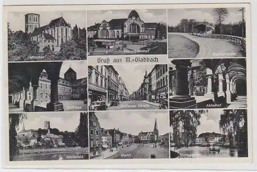 67798 Mehrbild Ak Gruß aus Mönchen Gladbach 1954