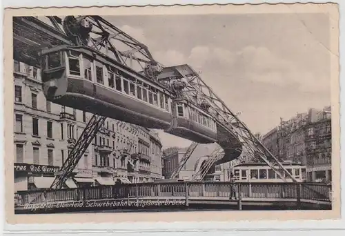 67086 Feldpost Ak Wuppertal Elberfeld Schlügbahn Ilanden Bridge 1941