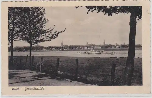 67074 Ak Wesel Gesamtansicht 1941