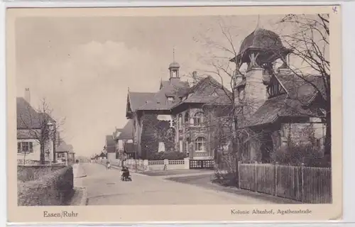 66076 Feldpost Ak Essen Ruhr Colonie Altenhof Agathenstrasse 1915