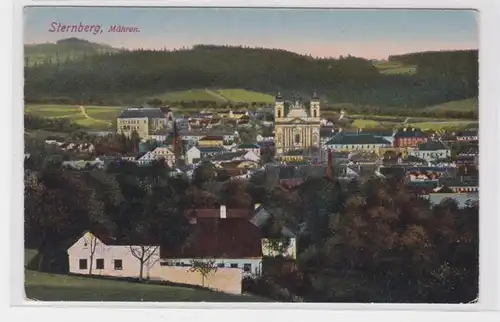 85632 Ak Sternberg Mähren Totalansicht um 1910