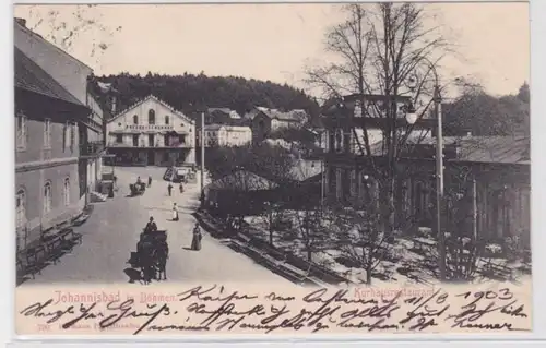 71601 Ak Kurort Johannisbad in Böhmen Janské Lázne Kurhausrestaurant 1903