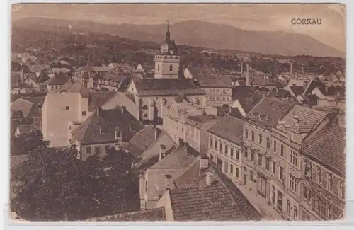 61405 Ak Görkau Jirkov in Böhmen Totalansicht 1923