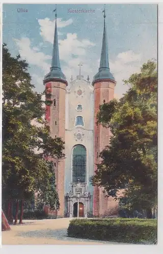 44770 Ak Oliva b. Gdansk - Église monastère vers 1915