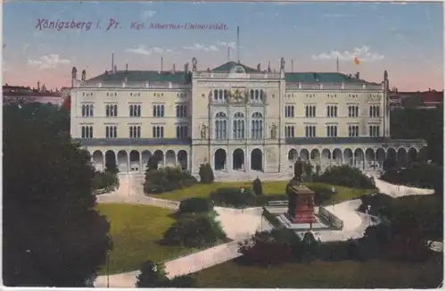 94903 Ak Königsberg Pr. kgl. Albertus Université 1916