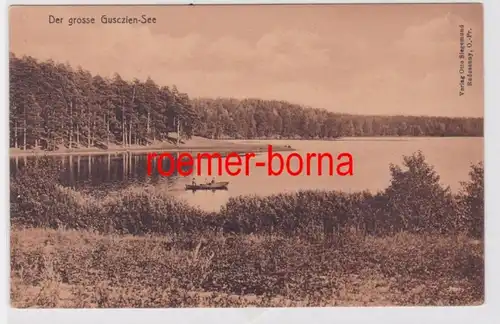 85078 Ak Le grand lac Guszien à Prusse orientale vers 1920